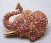 Thelma Deutsch Pink Elephant Pin