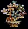 Swoboda Gemstone Flowerpot Pin - Autumn Colors