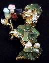 Swoboda Aventurine Poodle Dog Pin