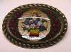 Goofus Glass Flower Basket Pin