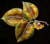 Exquisite Autumn Leaf Brooch