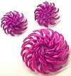 Fuschia Anemone Flower Power Set