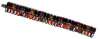 Kramer Ruby Red/Orange Glass Bracelet