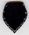 Black Bakelite Dress Clip