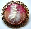 Resin Cameo Pin of a Muse