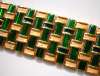 Grosse Enamel & Goldtone Bracelet