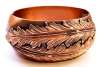 Whiting & Davis Copper Hinged Leaf Bracelet