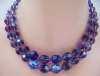 Marvella Violet Tourmaline Crystal Bead Necklace Set