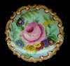 ROSENTHAL / Germany Painted Rose & Flowers Porcelain Pin