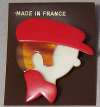 LEA STEIN Gavroche Chauffeur Pin ~ Red Cap