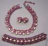 SCHREINER Parure in Pinks