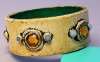 ENID COLLINS Papier Mache Bangle Bracelet