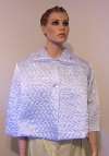 Vintage Blue Quilted Bed Jacket by Nanette