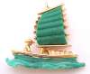 Hattie Carnegie Chinese Junk Boat Pin