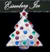 EISENBERG ICE Silvertone & Multicolor Crystals Christmas Tree Pin
