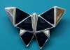 Crown TRIFARI 1970s Origami Butterfly Pin