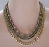 Ermani Bulatti Deco Revival Multi-Chain Link Necklace