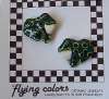 FLYING COLORS Ceramic Frog Earrings