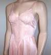 Vintage OLGA Pink Nylon & Lace Sweep Nightgown ~ Small