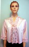 Vintage Lingerie ~ Pink & Lace Bed Jacket ~ Jolie Two