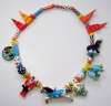 Parrot Pearls Ceramic  Ringling Brothers Circus Necklace