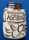 Flying Colors Ceramic Aspirin Bottle Pin