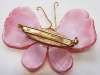Fabrice Paris Peachy Pink Butterfly Pin