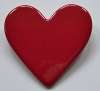 Flying Colors Ceramic Red Heart Pin