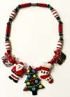 Flying Colors Ceramic Christmas-Palooza Necklace