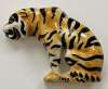 Parrot Pearls Sitting Tiger Pin