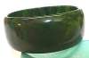 Spinach Green Bakelite Bangle