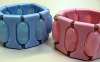 Pink and Blue Lucite Stretch Bracelets