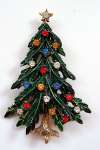 Vintage Christmas Tree Pin Brooch by ART