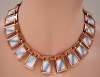 Matisse Copper & White/Gray Enamel Necklace