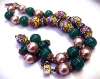 Hobe Venetian Glass Bead Bracelet