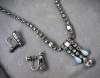 Leo Glass Necklace & Earring Set