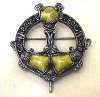 Miracle Cairngorm Brooch with Lemon Glass