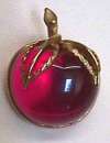 Sarah Coventry Lucite Apple Fruit Pin