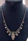 Rhinestone Drop Necklace