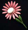 Robert Pink Daisy Flower Pin