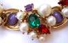 Juliana Style Bracelet w/ Multi-Stones & Pearls