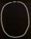 Single Strand Costume Pearls 17-Inch